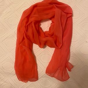 Pink jcrew scarf